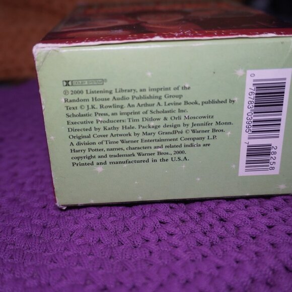 Harry Potter And The Goblet Of Fire J.K. Rowling Cassette Audiobook Double Sided - Picture 5 of 5